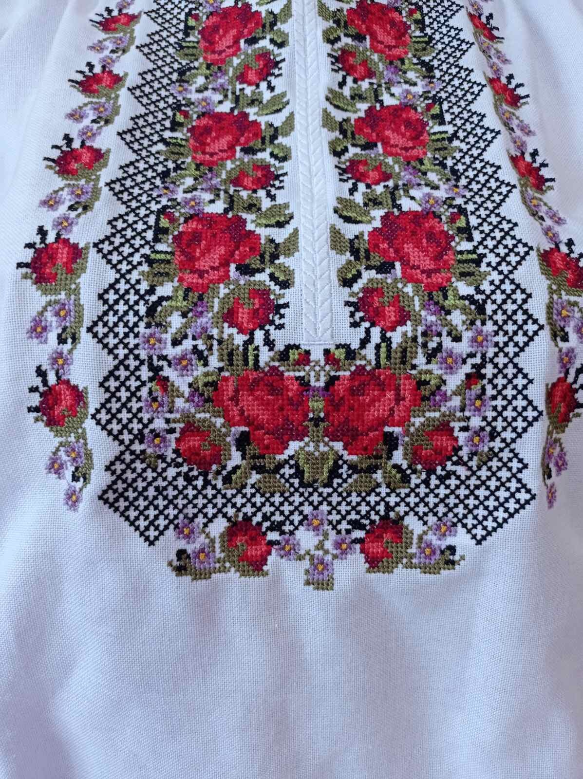 Embroidered roses blouse for women Blouse with roses Gift for Etsy