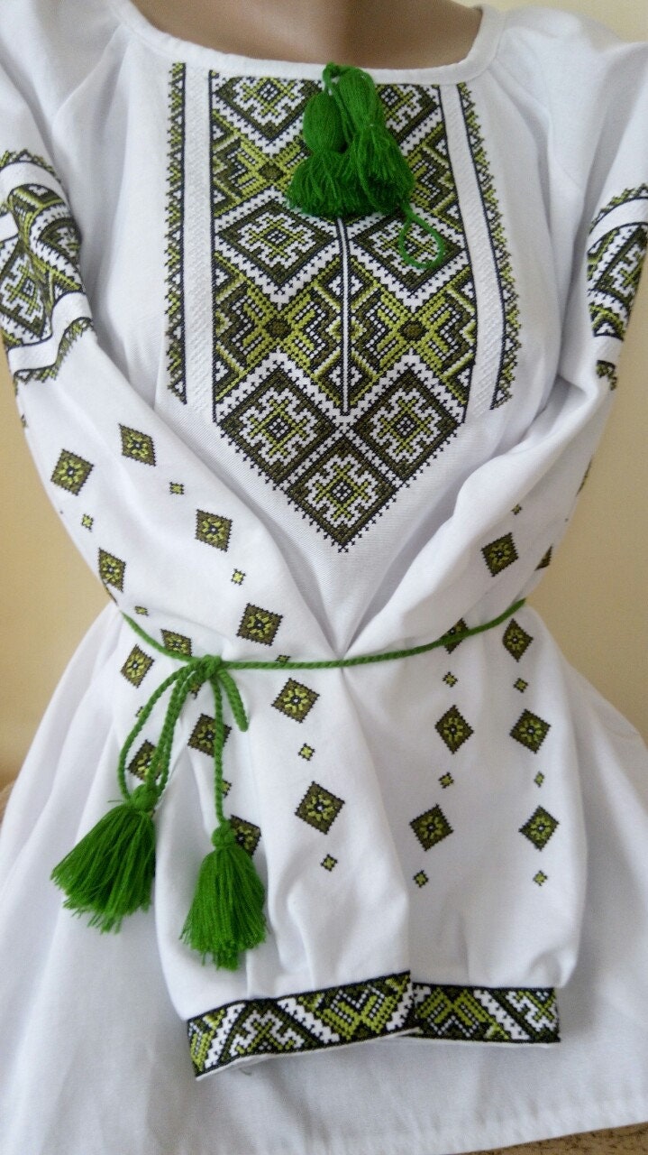 Ukrainian embroidered blouse for women.Blouse on a white | Etsy