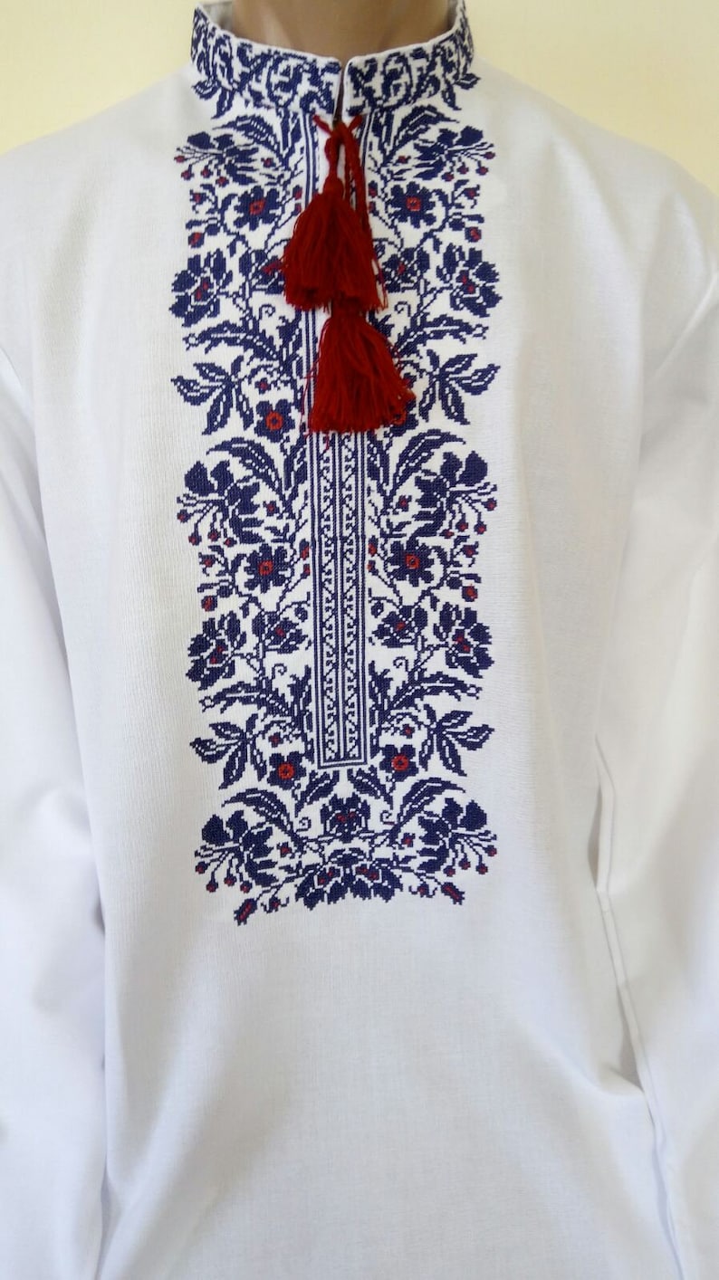 Embroidered Shirt for Men Ukrainian Vyshyvanka Man Ethnic Gift Etsy