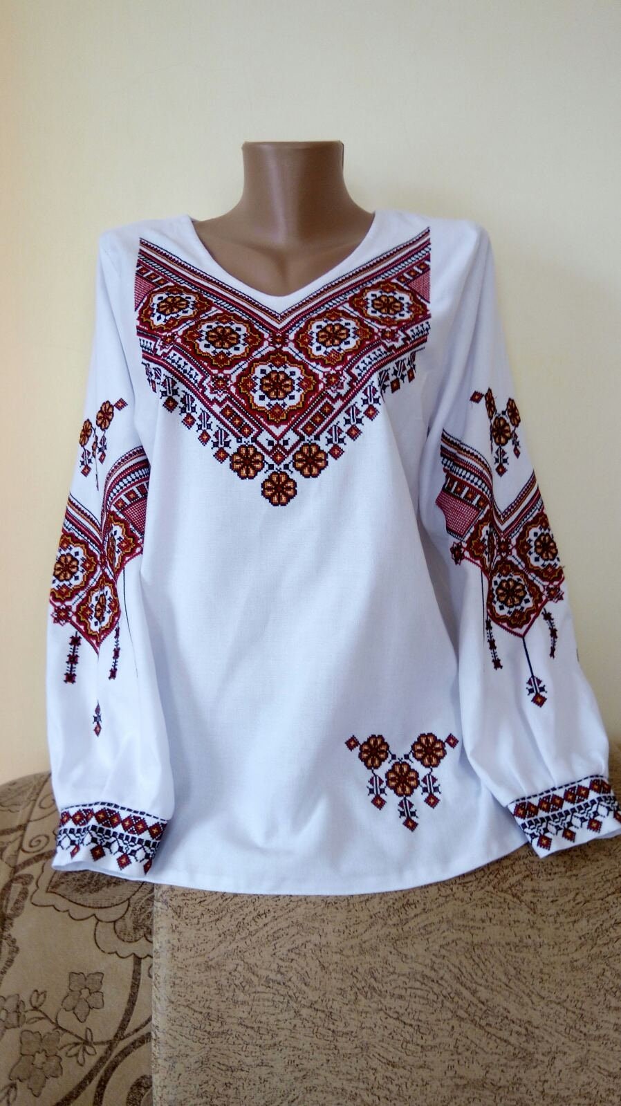 Ukrainian embroidered blouse for women for wedding birthday | Etsy