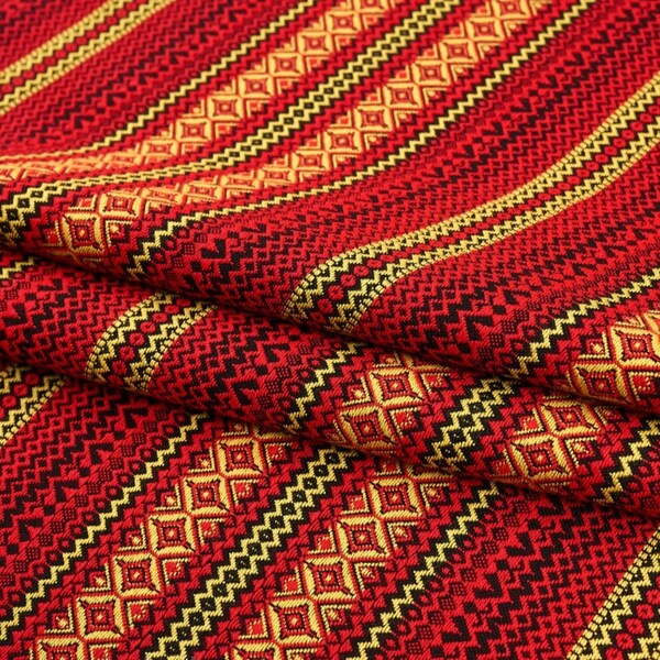 Woven Fabric Ethnic Fabric Ukrainian Vyshyvanka  Decorative fabric on the tablecloth curtains pillowcases and clothes Ukrainian home decor