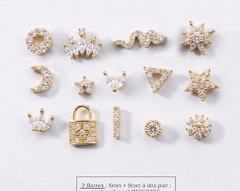Helix, Cartilage, Tragus, and Lobe Ear Piercing - Gold or Silver Stainless Steel Earrings - Single or Set - 2 Bars Included