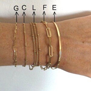 Fine Stainless Steel GOLD or SILVER bracelets for women image 3