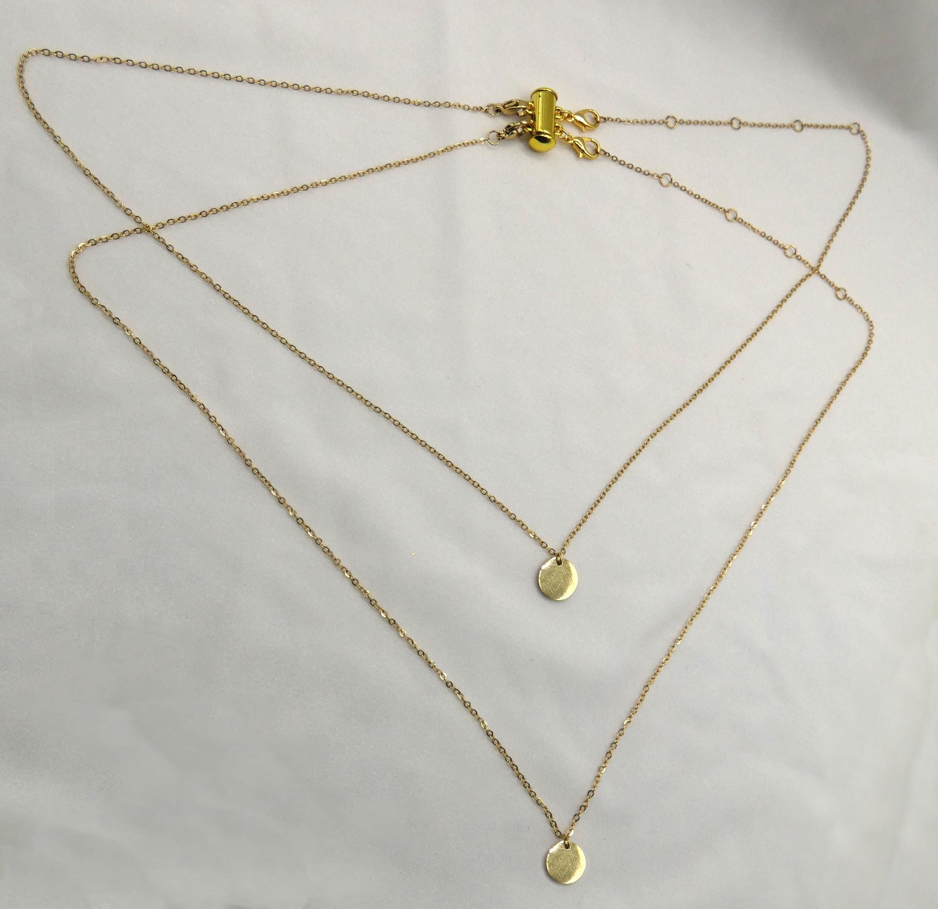 Attaches Bijoux Superposition Fermoirs Magnétiques Pour Colliers BLPRKOT - Lot De 8 - Or Et Argent - Anti-Embellage Fermoir Pour Collier
