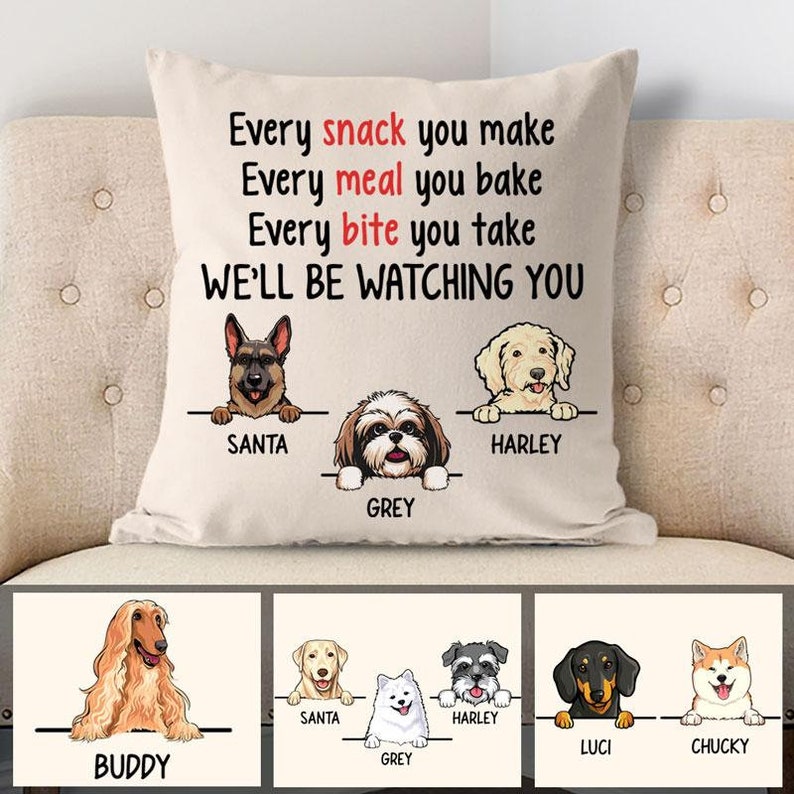 Custom Pet Pillow Personalized Pillow Pet Memorial Gift, Personalized Pillows, Personalized Pillows, Custom Gift for Dog Lovers image 2