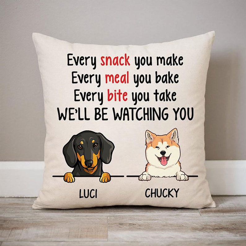 Custom Pet Pillow Personalized Pillow Pet Memorial Gift, Personalized Pillows, Personalized Pillows, Custom Gift for Dog Lovers image 1