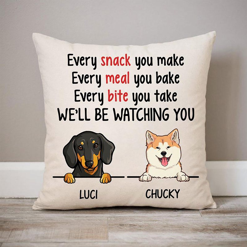 Custom Pet Pillow Personalized Pillow Pet Memorial Gift image 1