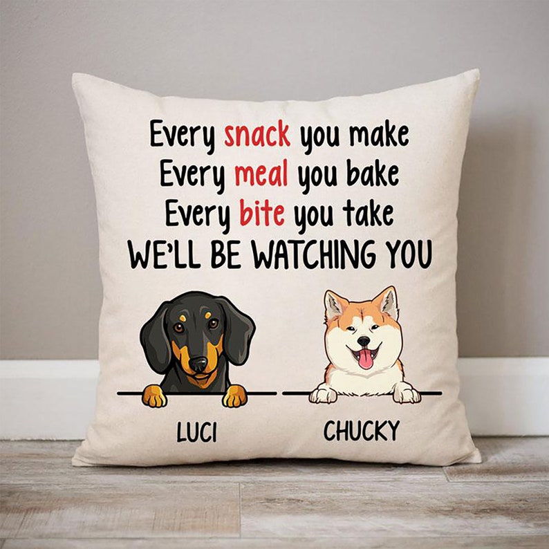 Custom Pet Pillow Personalized Pillow Pet Memorial Gift, Personalized Pillows, Personalized Pillows, Custom Gift for Dog Lovers image 1