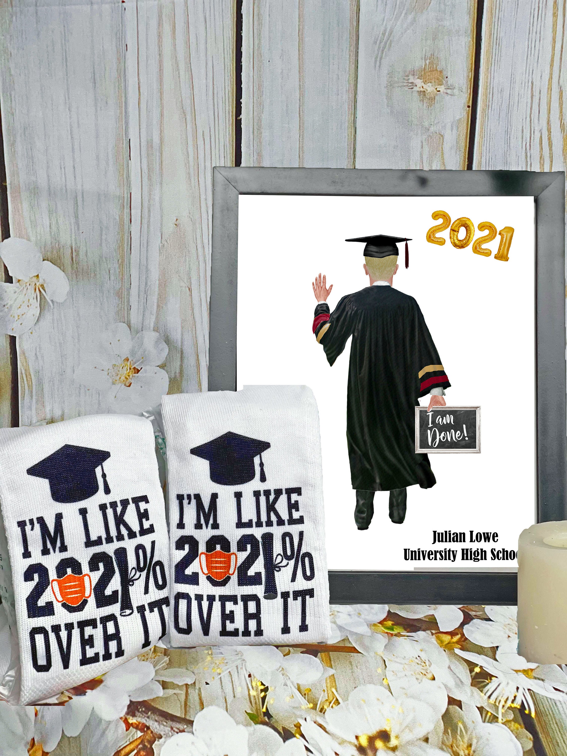 Personalized Graduation Print 8x10 Canvas for Graduating Etsy