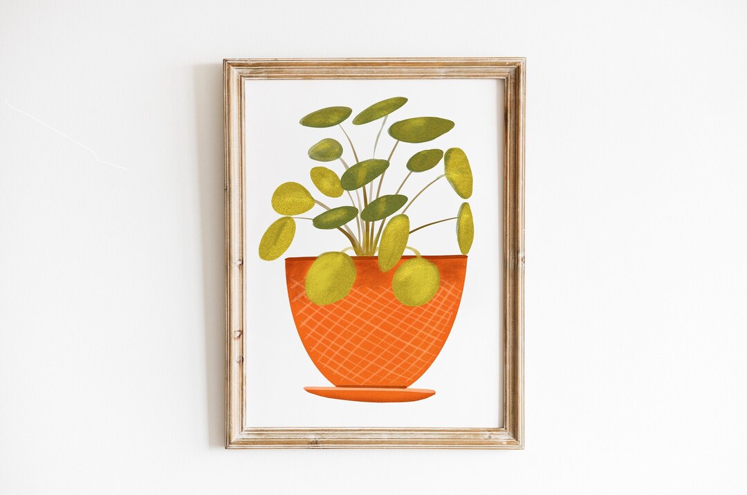 Chinese Money Plant - Printable Art, Digital Download, Print at Home ...