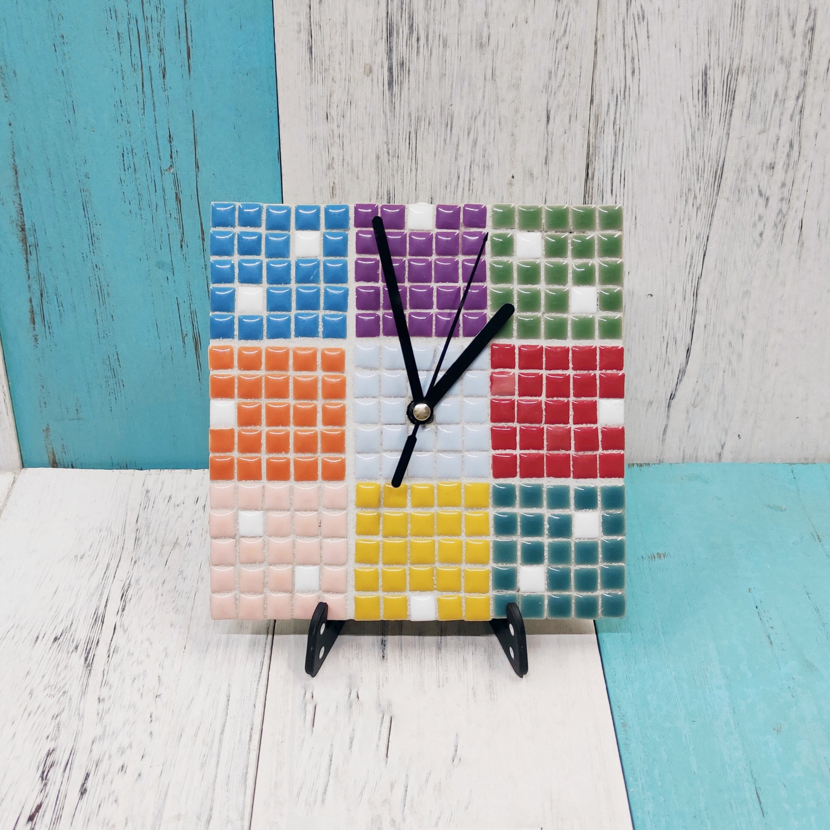 DIY Mosaic Clock Kit Craft Kit for Kids Adults Make Your Own Etsy