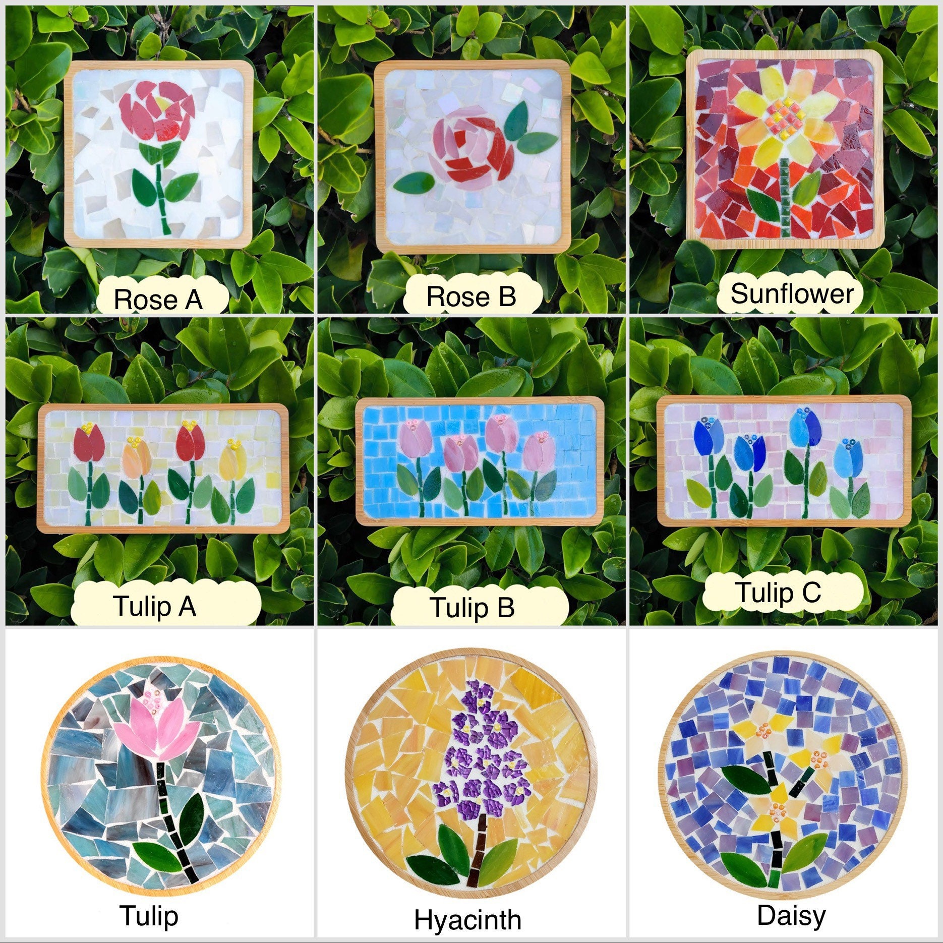 DIY Craft Kit for Adults Mosaic Kit Diy Mosaic Coaster Tray Etsy Australia