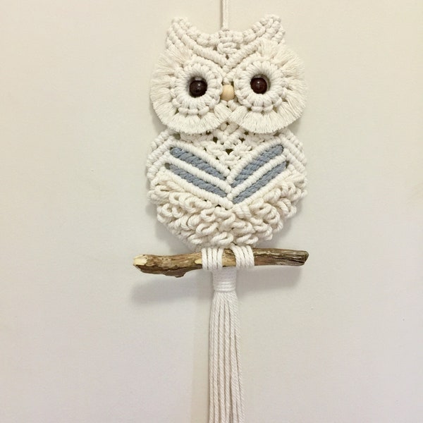 Macrame DIY Kit advanced pattern for crafter macrame owl Wall Hanging Handwoven Tapestry Bohemian Style Home Wall Decor