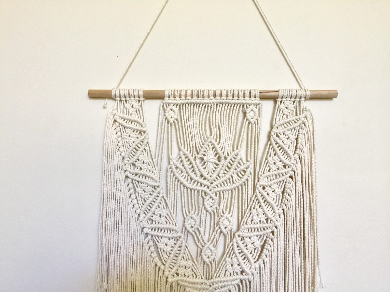Macrame wall hanging tapestry handmade bohemian art wall decor Etsy