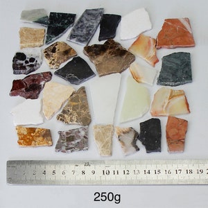 Mosaic stone pieces multiple colours shapes natural stone tiles diy craft supplies for kids adults marble granite tiles