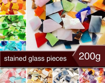 Mosaic tiles stainless glass irregular shape assorted colours mosaic tiles DIY craft supplies stained glass pieces craft for adults