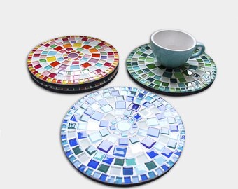 DIY craft kit for adults mosaic kit diy mosaic trivet kit home hobby wall art and craft kit for kids party make your own mosaic trivet kit