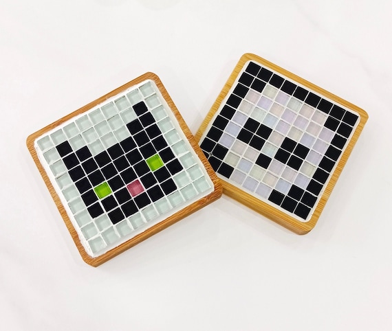 Kit DIY Sous-verres En Mosaïque FGen | Artisanat Créatif Adultes Et Enfants | Base Liège Naturel | Idée Cadeau