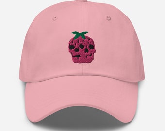 Strawberry Skulls Dad hat