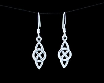 Celtic Knot Sterling Silver Earrings - Etsy Canada