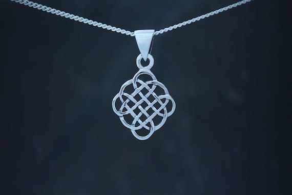 Diamond knot pendant best sale
