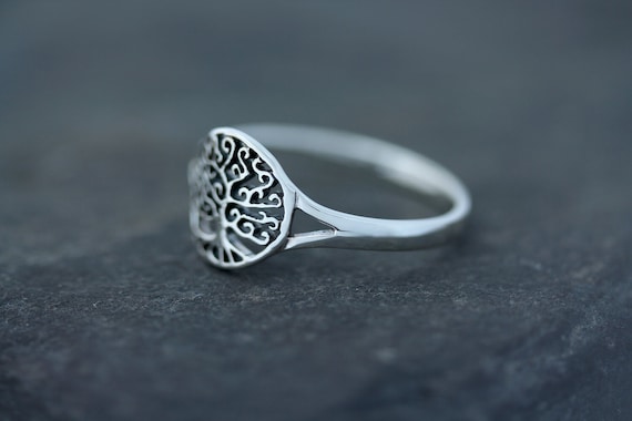 JERWLI - Anillo De Plata 925 Con Nudo Celta, Lazo Celta, Lazo De Bruja, Lazo De Bruja, Lazo De Amuleto, Regalo De Protección Para Hombre Y Mujer, 9, Plata De Ley