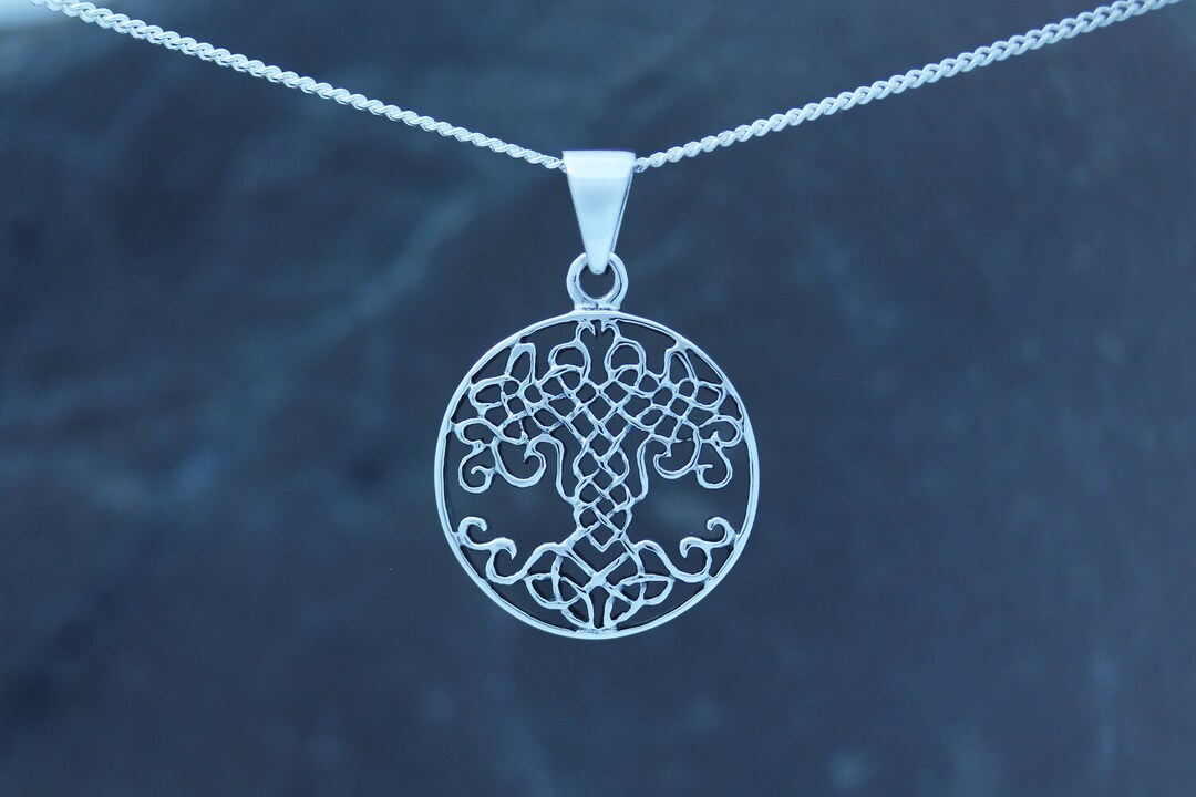 Celtic Tree of Life Pendant - Evolution- Hallmarked 925 Sterling Silver ...