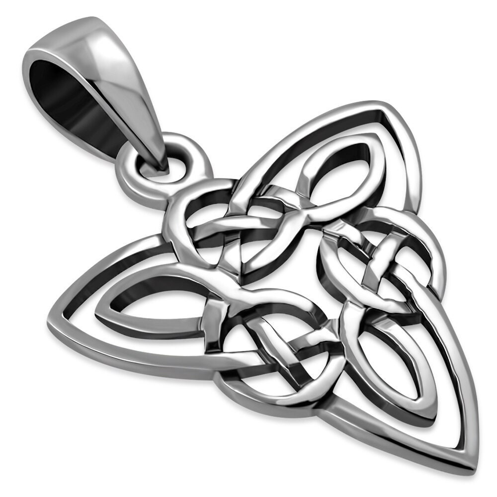 Celtic Trinity Knot-triquetra Pendant Knotted Hallmarked 925