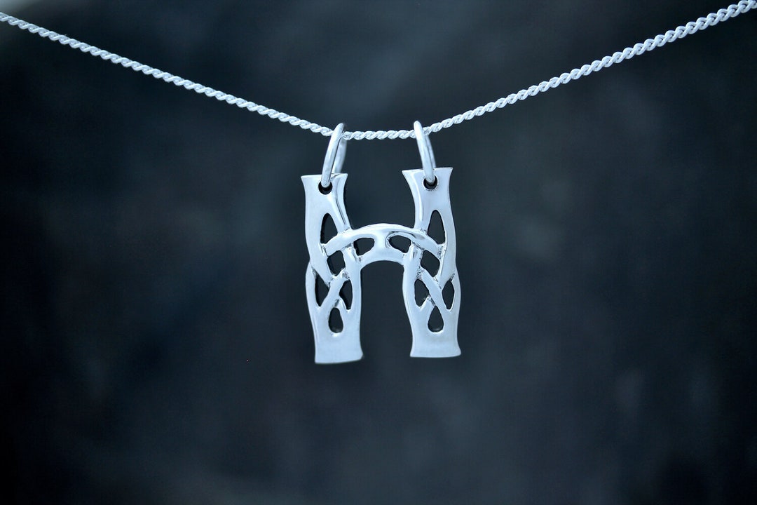 Schottische Distel - Kette Aus Sterling Silber - Handgefertigt In