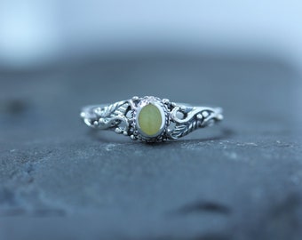 Scottish Marble Ring - Garden Scene