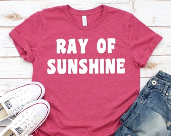 Ray Of Sunshine Shirt Happiness Shirt Summer Shirt Graphic Tee Funny Shirt Relaxing Shirt Beach Shirt