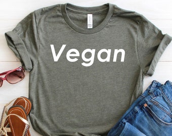 Vegan Shirt Vegetarian Shirt Love Plants Shirt Graphic Tee Funny Shirt Eat Healthy Shirt