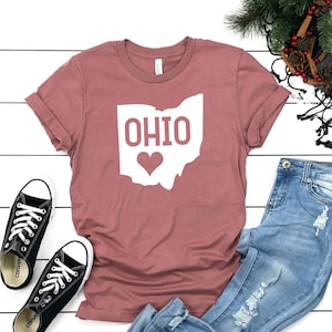 Ohio Shirt Home State Shirt Love Home Shirt Graphic Tee Funny Shirt Personalized Shirt State Shirt