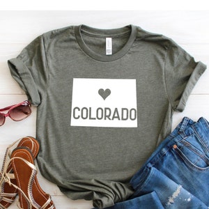 Colorado Shirt Home State Shirt Love Home Shirt Graphic Tee Funny Shirt Personalized Shirt State Shirt