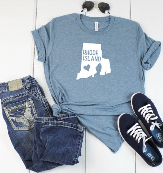 Rhode Island Shirt Home State Shirt Love Home Shirt Graphic Tee Funny Shirt Personalized Shirt State Shirt