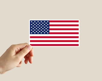 American Flag Sticker USA Sticker Love America Water Bottle Laptop Phone Car Notebook Sticker