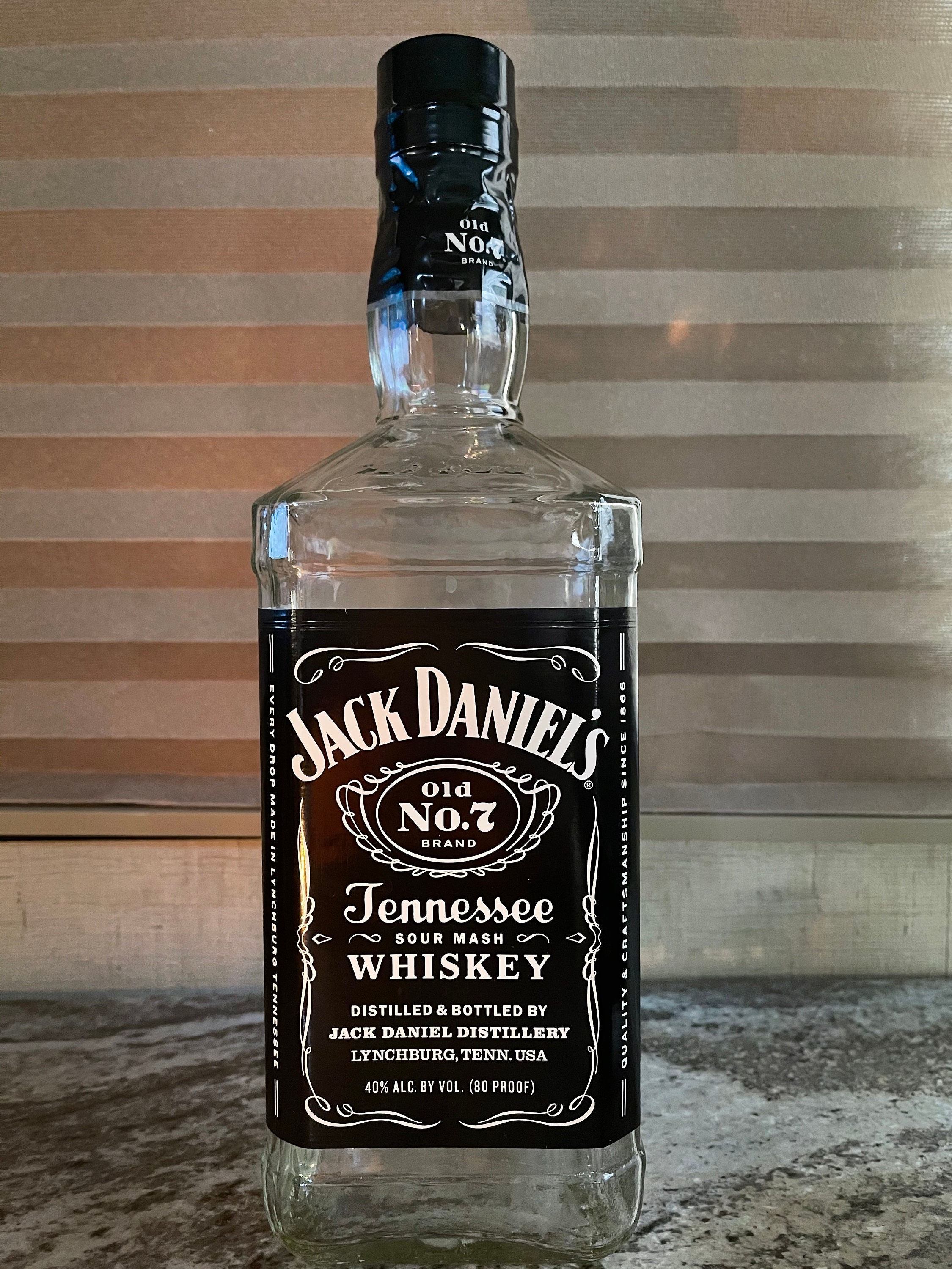 Jack Daniels 1.75L empty bottle Etsy
