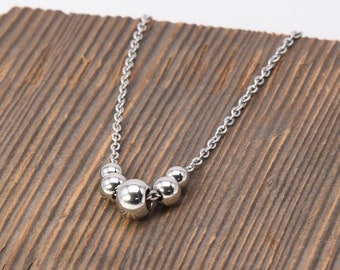 Fidget Necklace / Fidget Jewelry /  Anxiety Help / Stim Tool / ADHD Spinner / Shiny Object