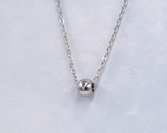 Fidget Necklace / Jewelry for Fidgeting / Spinner / Shiny Object / Stainless Stell