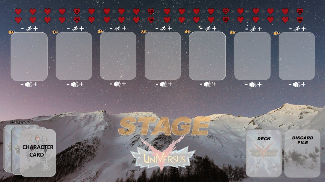 14 X 24 Custom Mouse Pad / Playmat Durable Rubber any Image Universus