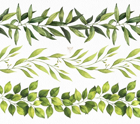 Handgemachte Blumen Clipart - Handgemachte Girlande (PNG Digital Download)