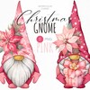 Mothers Day Gnome PNG Clipart. Cute Mom Gnome Watercolor Clipart - Etsy