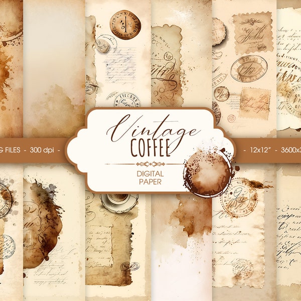 Coffee Scrapbook - Etsy