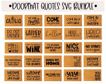 Download Doormat With Sayings Etsy