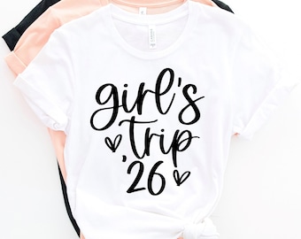 Girls Trip 2026 Svg + Png, Bachelorette Party Shirt Design, Instant Download