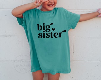 Big Sister SVG: Sibling Shirt Design (Digital File)
