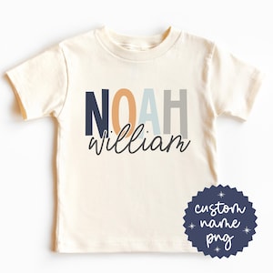 Custom Boys Name PNG, Personalized Name Png, Custom Name Shirt, Personalized Png, Custom Boys Name, Personalized Kids Shirt