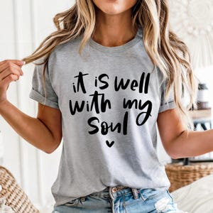 Está tudo bem com minha alma Svg + PNG, Jesus Svg, Camiseta cristã, Fé Svg, Camiseta de Jesus, PNG para camisetas, Sublimação PNG, Cricut Svg