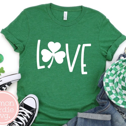Lucky Irish St. Patrick's Day Clover SVG Design Digital - Etsy