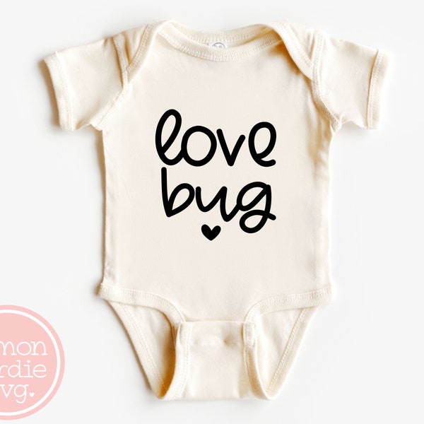 Love Bug SVG, Valentine's Day Svg, Cute Valentine Svg, Valentine Baby Onesie Svg, Valentine Mug Svg, Cricut Svg, Svg Designs